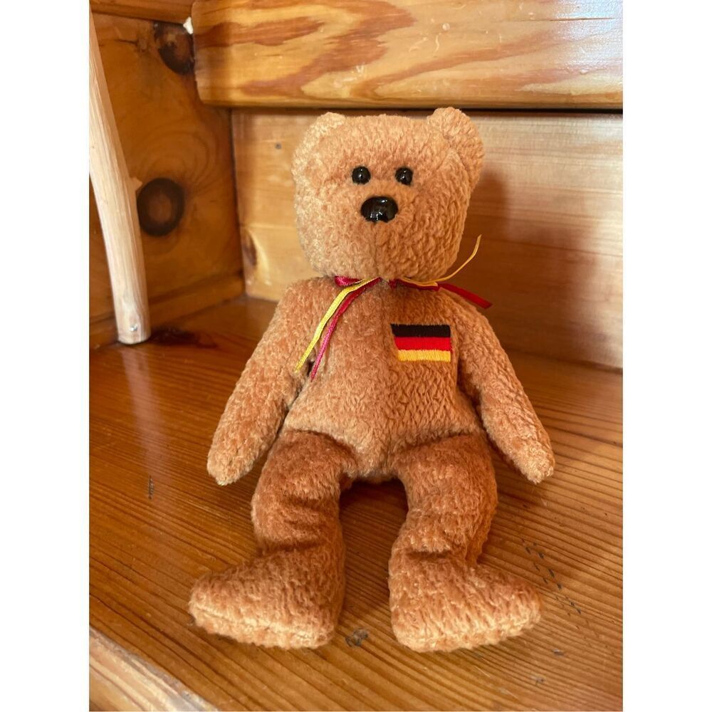 TY Beanie Baby - GERMANIA the Bear (German Exclusive*(8.5 inch) - No tag